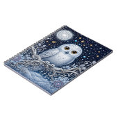 Geheimnisse der Winternacht – Schneeeule ノートブック (左側)