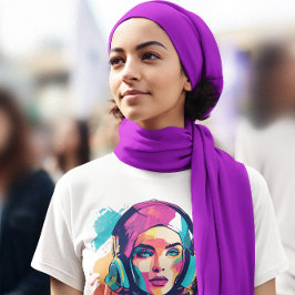 geheimnisvolles Frau, modernes Frauenportrait Tシャツ