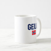 GEILOノルウェー コーヒーマグカップ (正面右)