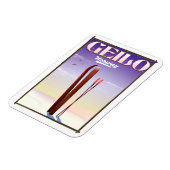 Geilo , ノルウェー スキーの旅 ポスター マグネット (左側)