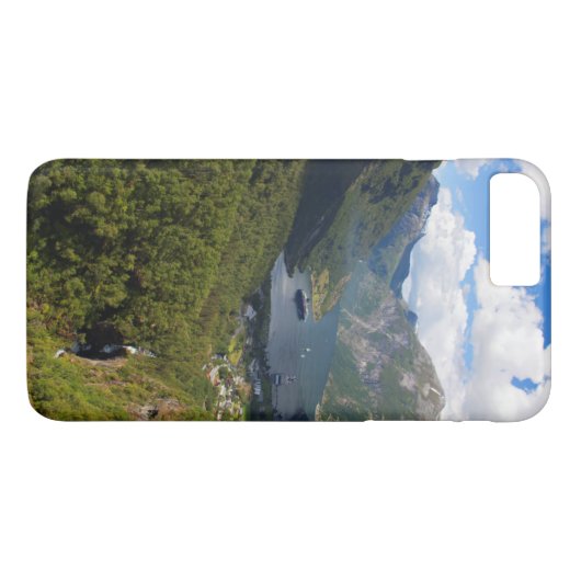Geiranger Fjord景観(ノルウェー) Case-Mate iPhoneケース (裏面(横))