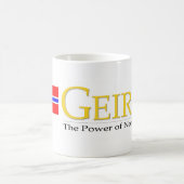 GeirPowerのロゴのマグ コーヒーマグカップ (中央)