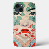 Geisha-インスパイア Customizable電話ケース – エレガント Case-Mate iPhoneケース (裏面)