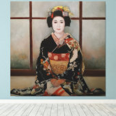 Geisha キャンバスプリント (インサイチュ (ウッドフロア))