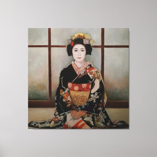 Geisha キャンバスプリント (正面)