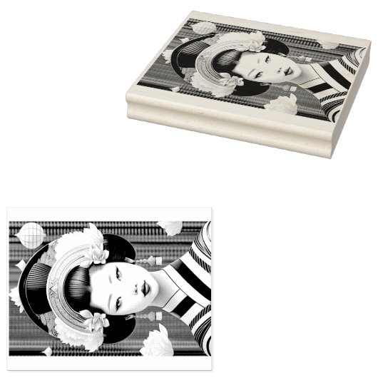 Geisha ラバースタンプ (押印)
