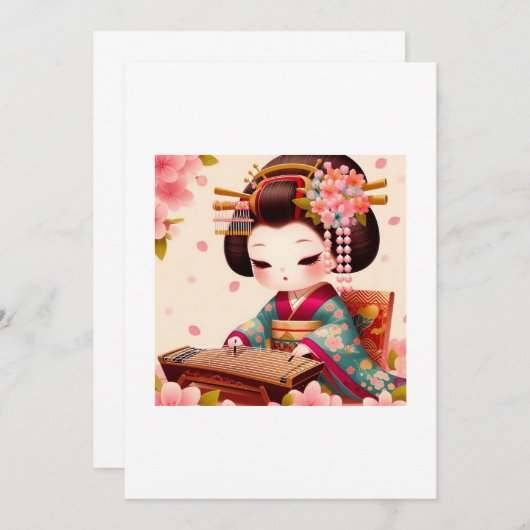 geisha adorable 招待状 (正面/裏面)
