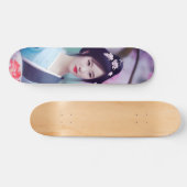 Geisha AI日本のがフォトリアリスティックスタイル スケートボード (横)