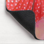 Geisha art with Red Umbrella マウスパッド (コーナー)