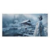 geisha blanche et pays blanc ポスター (正面)