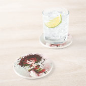 Geisha coquelicot コースター (側面)