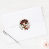 Geisha coquelicot ラウンドシール (封筒)
