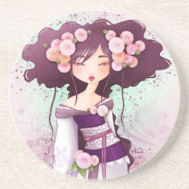 geisha dahlia コースター