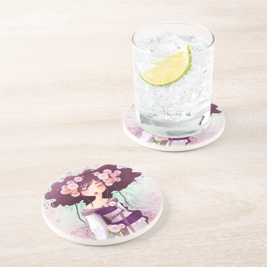 geisha dahlia コースター (側面)