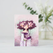 Geisha Dahlia ポストカード (スタンド正面)