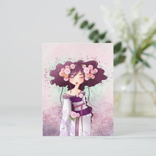 Geisha Dahlia ポストカード (スタンド正面)