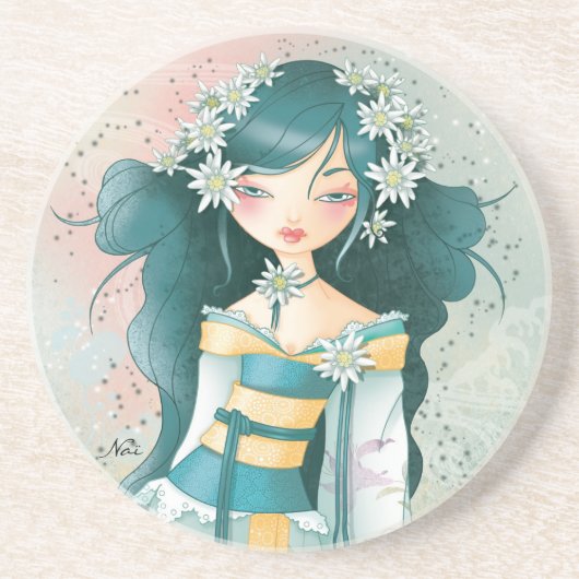 Geisha Edelweïss コースター (正面)