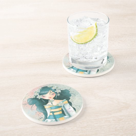 Geisha Edelweïss コースター (側面)