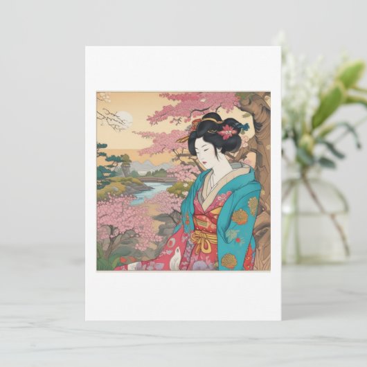 geisha estampe  招待状 (スタンド正面)