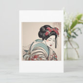 geisha illustration 招待状 (スタンド正面)