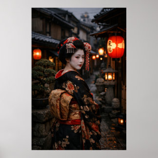 Geisha in Kyoto ポスター