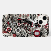 Geisha iPhone日本のケース – スタイリッシュ & Durable Case-Mate iPhoneケース (裏面 (横))