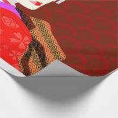 Geisha Japanese style ラッピングペーパー (角)