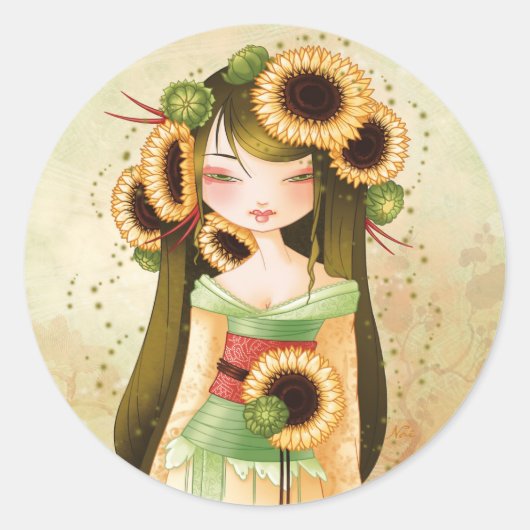 Geisha Trounesol ラウンドシール (正面)