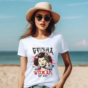 GEISHA WOMAN OF ART T-Shirt Tシャツ