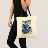 geisya日本の女国芳、浮世絵 トートバッグ (正面(商品))