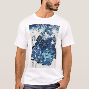geisya日本の女国芳、浮世絵 tシャツ