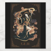 Geji Shenyang ワインラベル (シングルラベル)