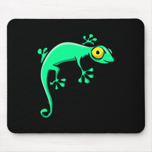 Gekko Lizardハロウィーンの衣装おかしなハロウィーン マウスパッド (正面)