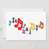 Gekleurde muziek, balken. Liefde voor muziek. カード (正面)