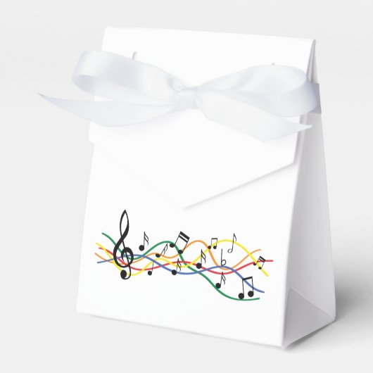 Gekleurde muziek balken. Liefde voor muziek. フェイバーボックス (正面サイド)