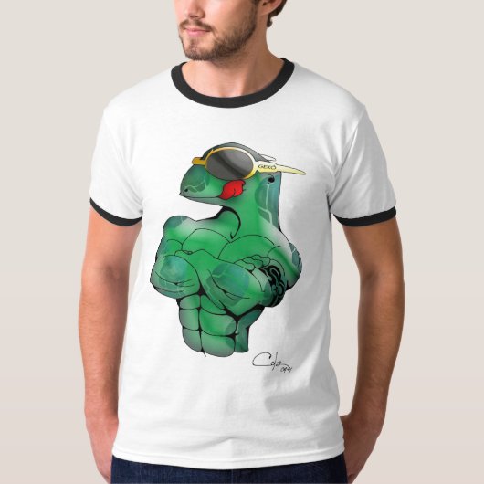 GekóのTシャツ Tシャツ (正面)