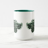 Geländefahrzeug grün マグカップ (中央)