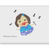  Gelantina Gomez Singing Sticker シール (正面)