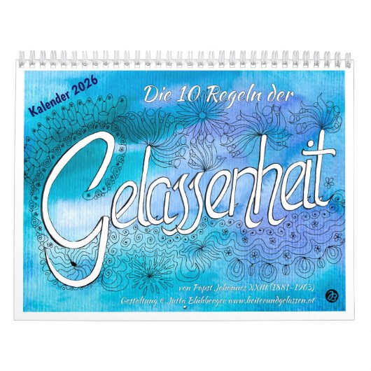 Gelassenheit Kalender 2026 カレンダー (カバー)