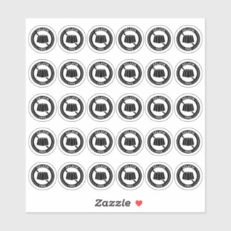 Gelatin Free Wedding Place Card Mini Food Allergy シール