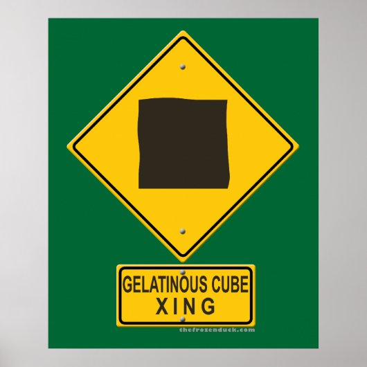 Gelatinous Cube XING ポスター (正面)