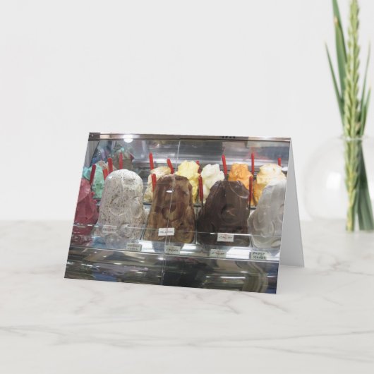 gelatoの挨拶状 カード (正面)