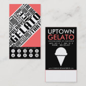 gelatoロイヤリティ(wordWEB) ロイヤリティカード (正面/裏面)