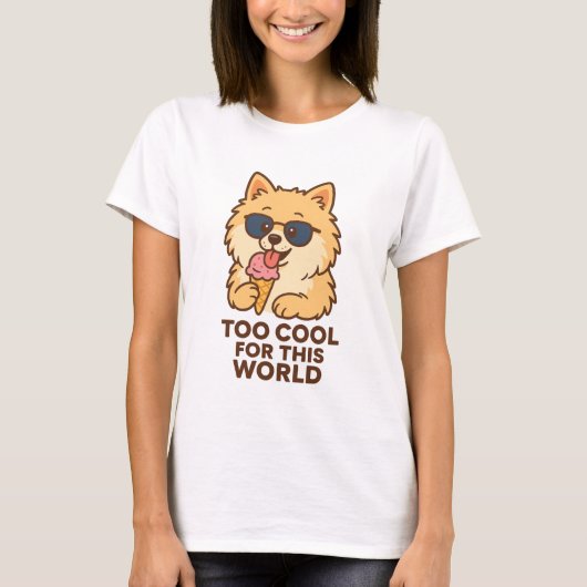 Gelato Time – Doggy Edition Tシャツ (正面)