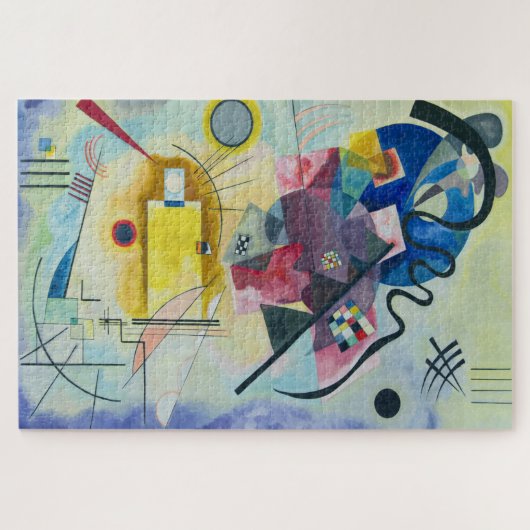 Gelb-rot-blau art by Wassily Kandinsky ジグソーパズル (横)