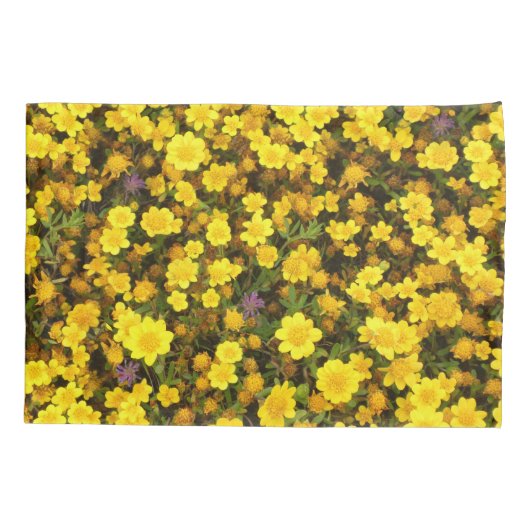 Gelbe Blumen 枕カバー (裏面)