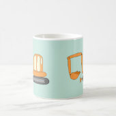 Gelber Bagger コーヒーマグカップ (中央)