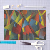 Gelbroter Mond Uber Sturzenden by Arnold Topp 薄葉紙 (クラフト)