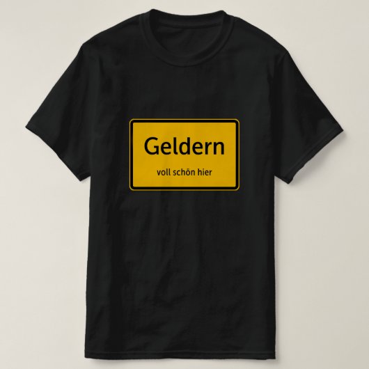 Geldern Herren Männer T-Shirt Tshirt Shirt Tシャツ (デザイン正面)