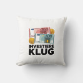 Geldkissen – Auffälliges Design mit Euro-Motiven クッション (正面)